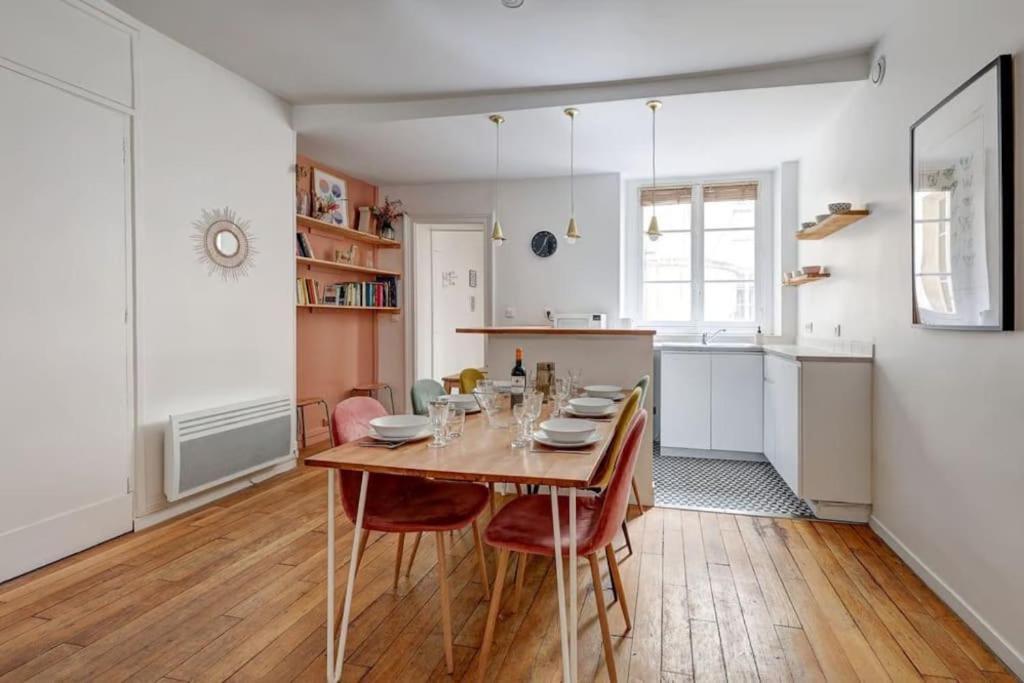 شقة Louvre Montorgueuil Historical Center 3Br II باريس المظهر الخارجي الصورة
