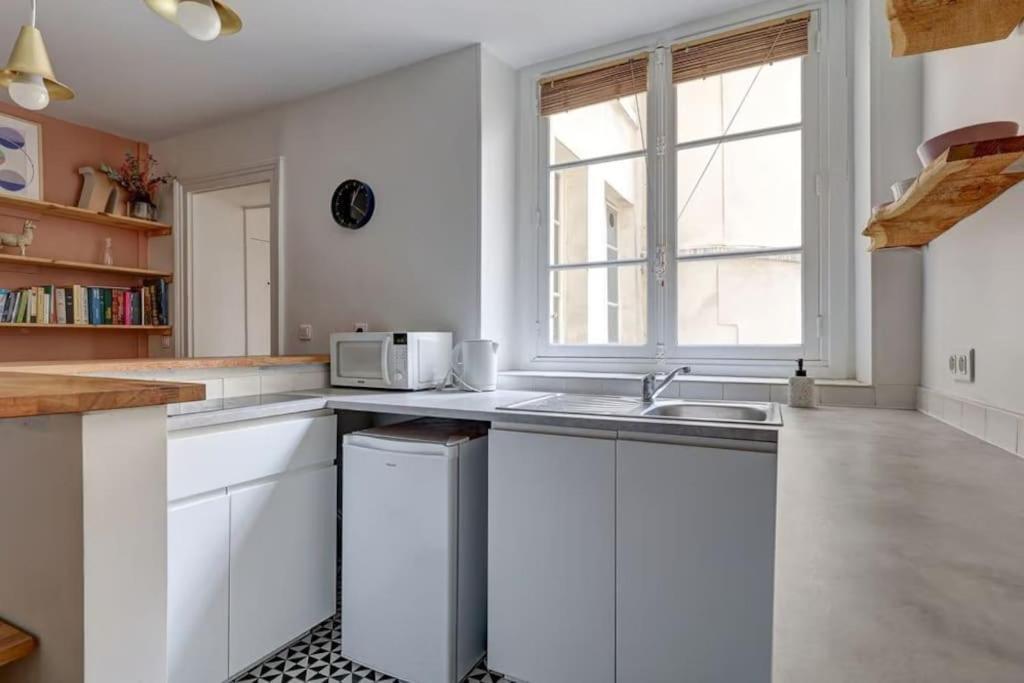 شقة Louvre Montorgueuil Historical Center 3Br II باريس المظهر الخارجي الصورة