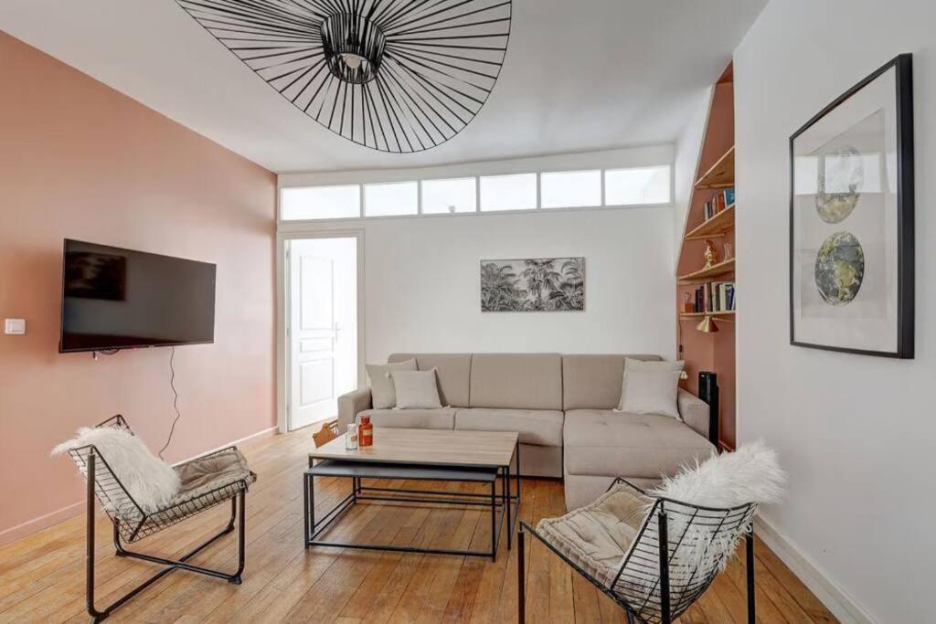 شقة Louvre Montorgueuil Historical Center 3Br II باريس المظهر الخارجي الصورة