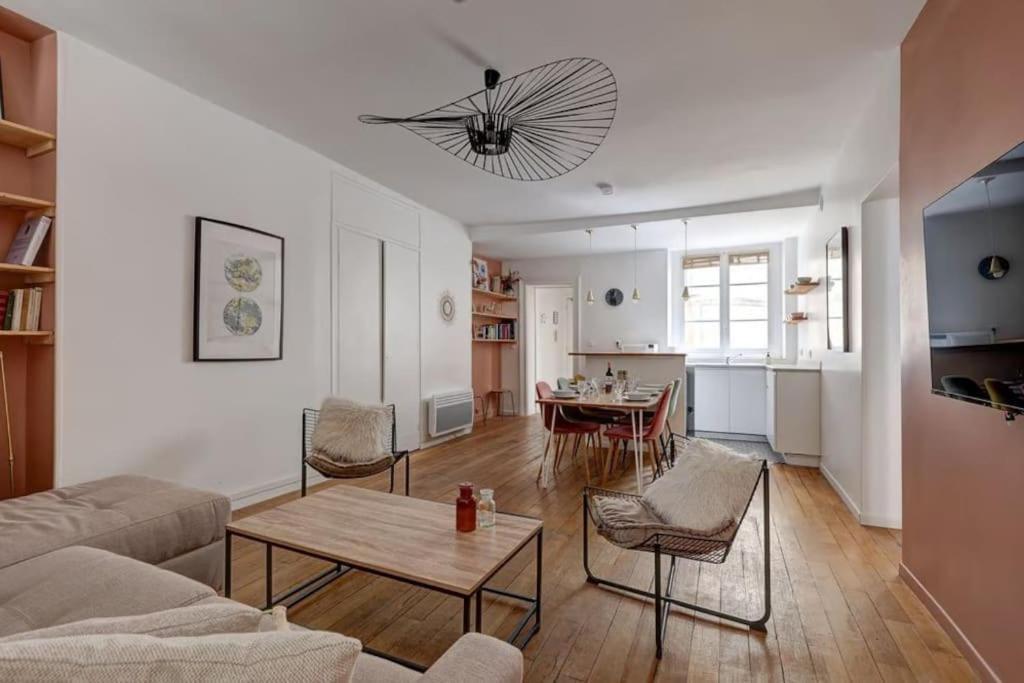 شقة Louvre Montorgueuil Historical Center 3Br II باريس المظهر الخارجي الصورة